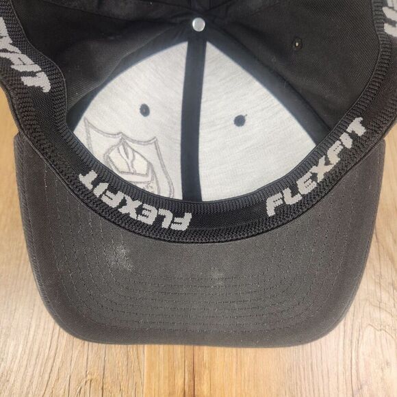 Flexfit Pro Armor Fitted L/XL Hat Cap Black Logo ATV Off Road Brand Stretch UTV - Picture 8 of 11